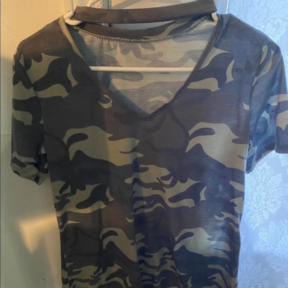 Boutique camo shirt